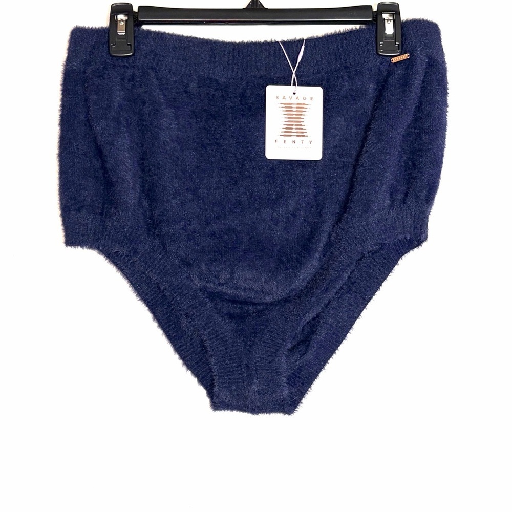 NWT Fenty Savage X Fluff It Up Booty Shorts PJ Bottom Lingerie Blue Plus Size 2X